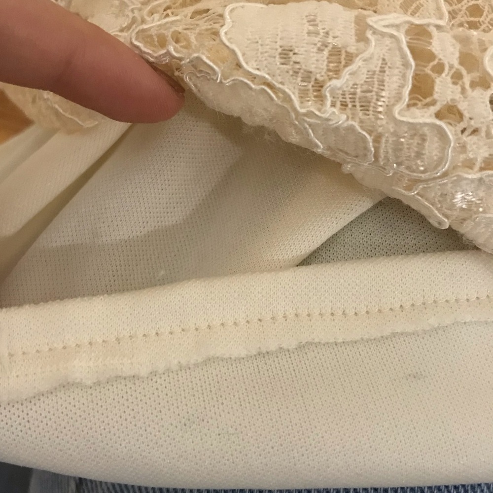 Lulu's Zenith Cream Lace Maxi Dress (Prom/Wedding) - Picture 7 of 8